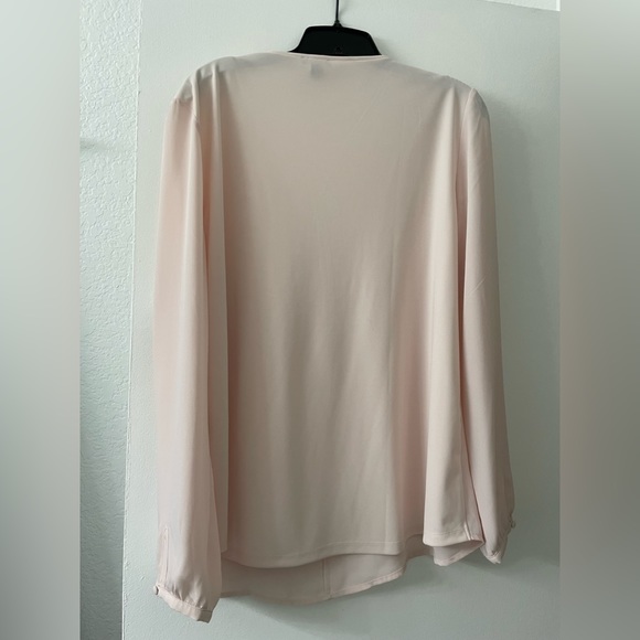 Sheer long sleeve Ann Taylor blouse - Picture 5 of 7